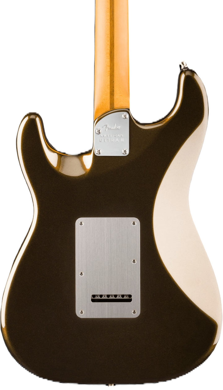 Fender American Ultra II Stratocaster HSS Electric Guitar - Texas Tea 3