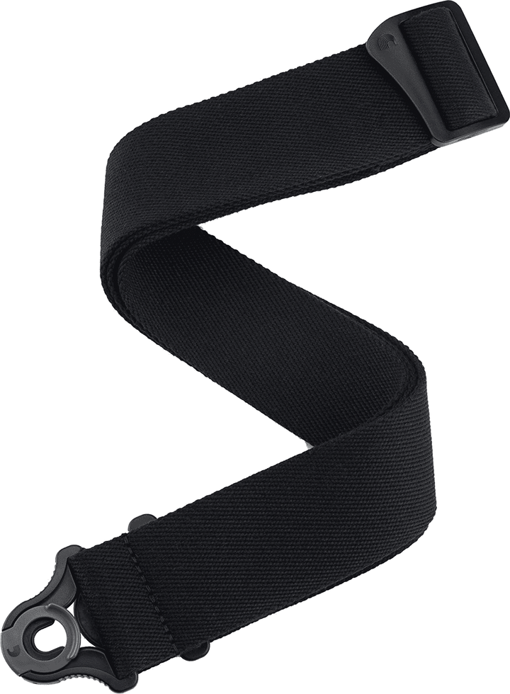 D'Addario 50BAL05 Auto Lock Guitar Strap (Skater Black)