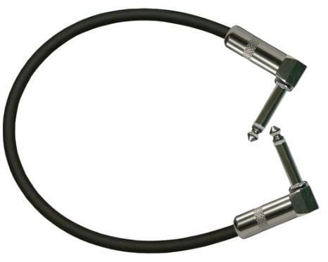 Rapco 1' Instrument Cable (Right Angle to Right Angle)