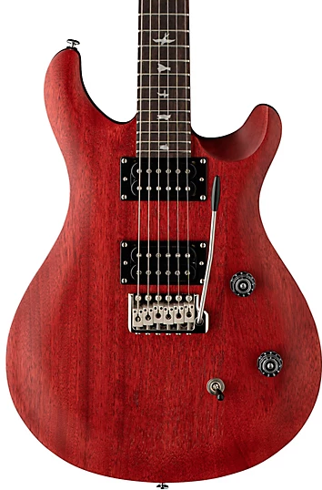 PRS SE CE 24 Standard Satin Electric Guitar - Vintage Cherry Satin