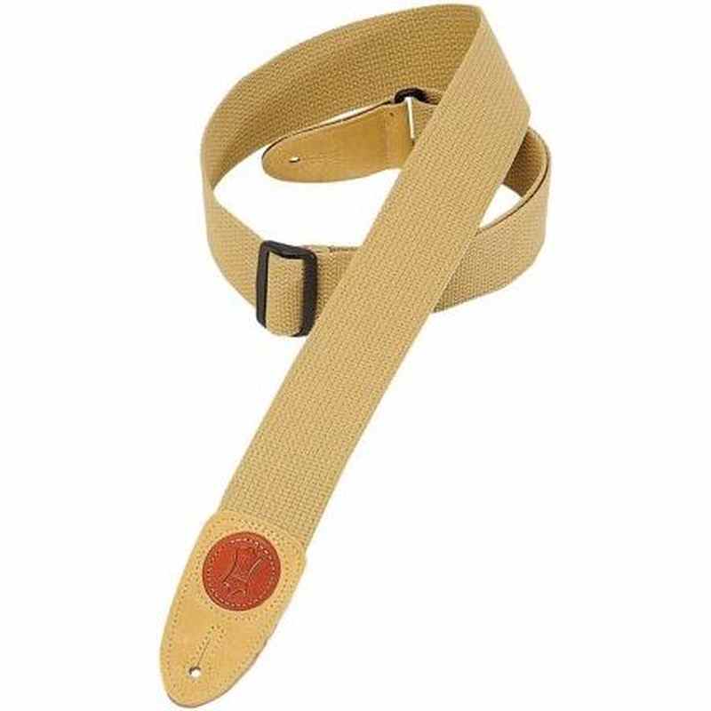 Levy's MSSC8 2 Inch Cotton Guitar Strap (Tan)