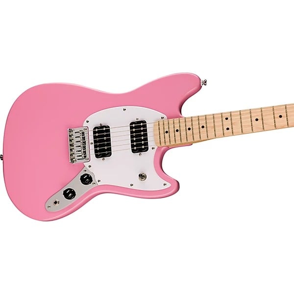Squier Sonic Mustang HH Electric Guitar - Flash Pink 4