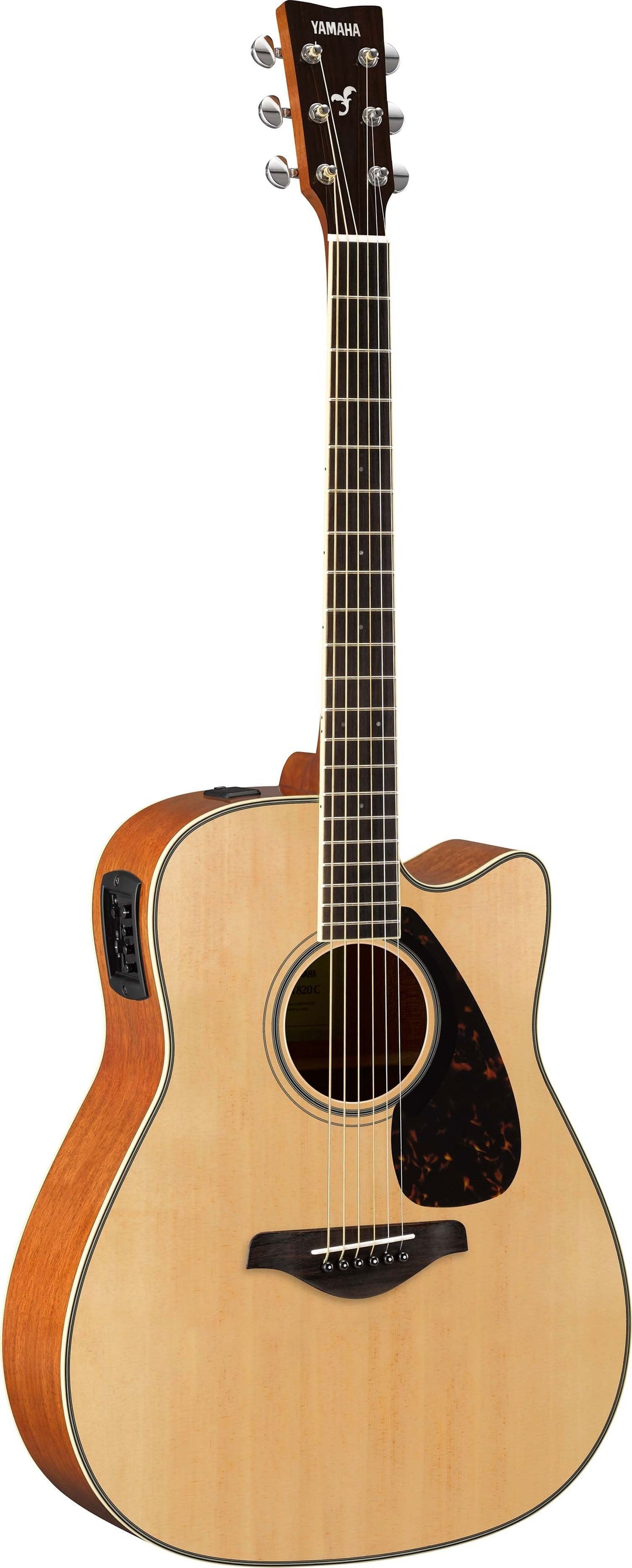 Yamaha FGX820C Acoustic/Electric Folk Guitar 2