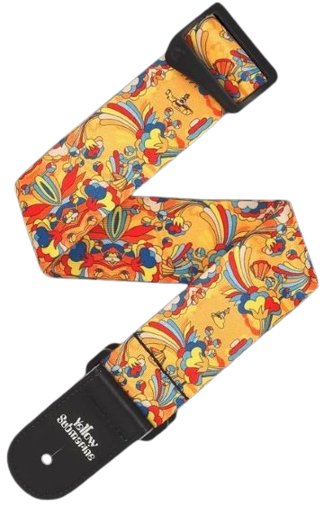 D'Addario The Beatles Yellow Submarine 55th Anniversary Polyester Guitar Strap - Primrose Prairie