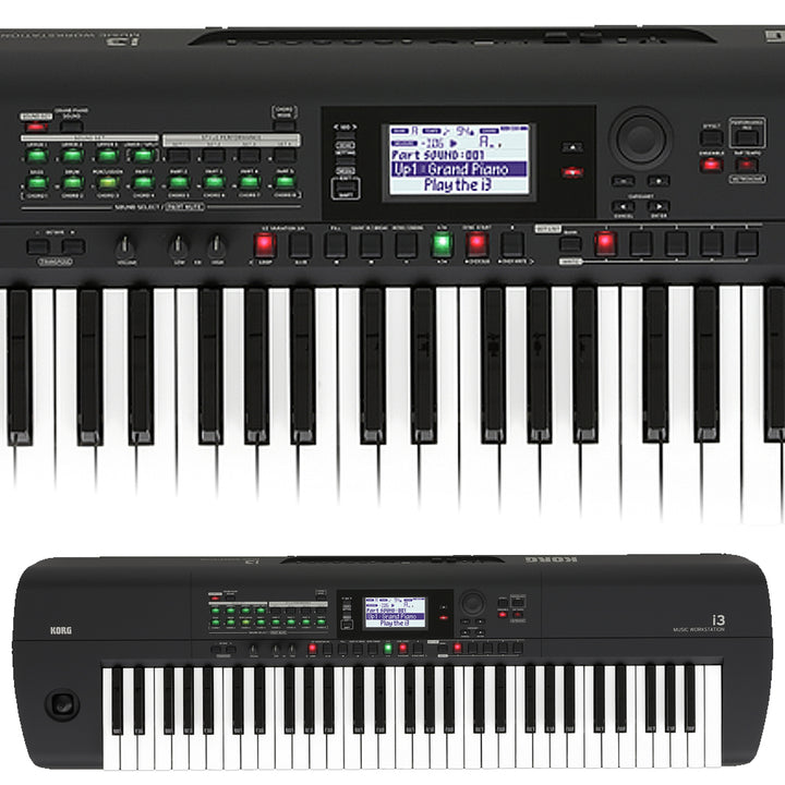 Korg i3MB Keyboard and Music Workstation (Matte Black)