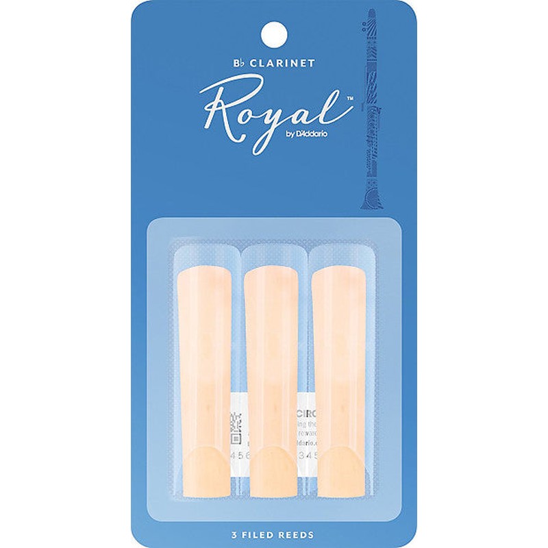 Rico RCB0330 Royal #3 Clarinet Reeds (3-Pack)