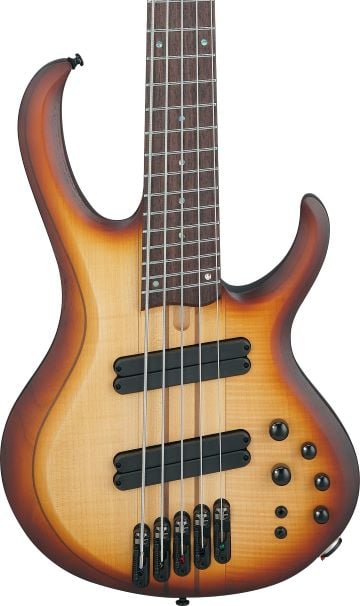 Ibanez BTB705LM Bass Workshop 5-String Multi Scale Bass - Natural Browned Burst