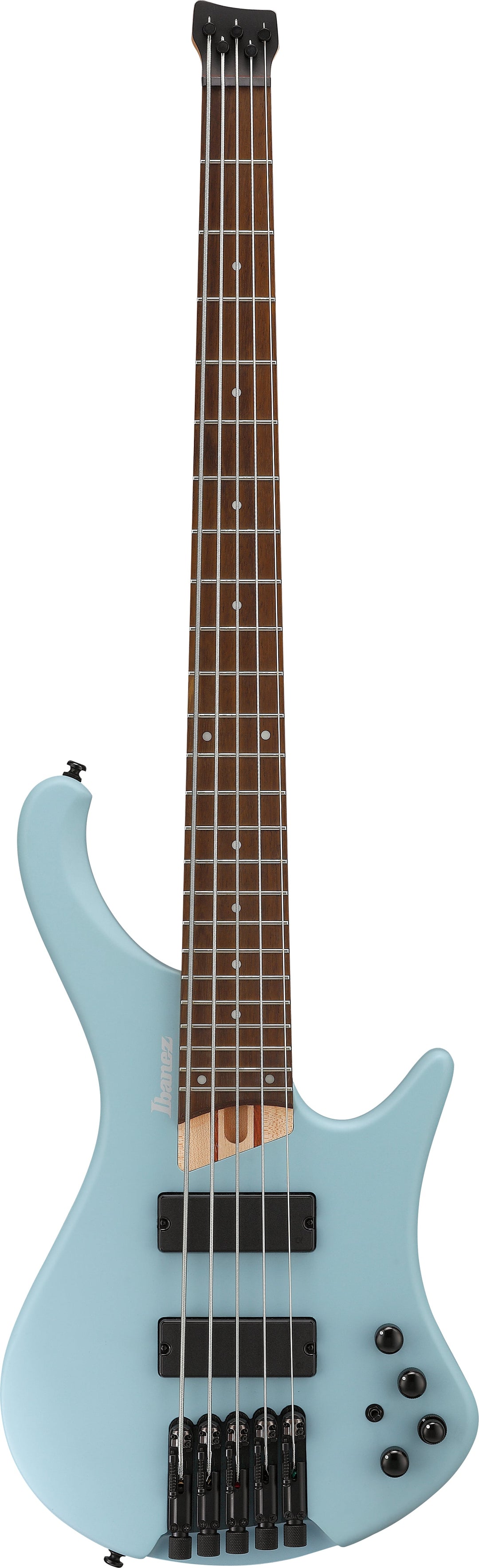 Ibanez EHB605 Ergonomic 5 String Headless Bass Guitar - Purist Blue Matte 6