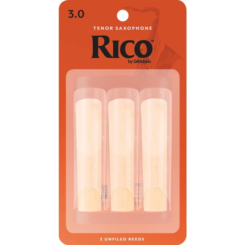 Rico RKA0330 3.0 Tenor Saxophone Reeds 3-Pack