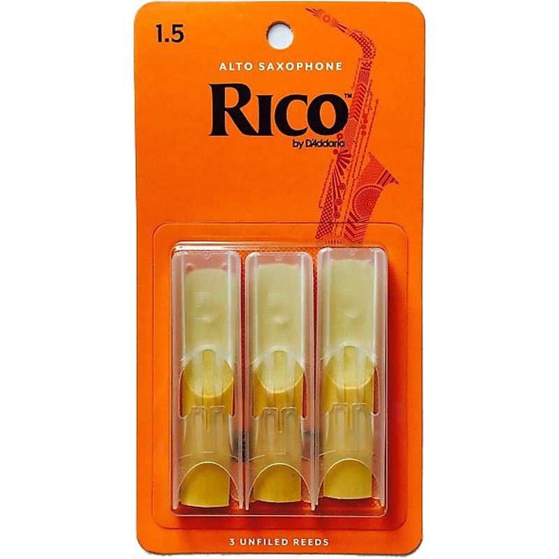 Rico RJA0315 1.5 Alto Saxophone Reeds 3-Pack