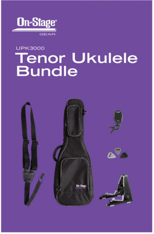 Onstage Ukulele Accessory Bundle - (Tenor Size)