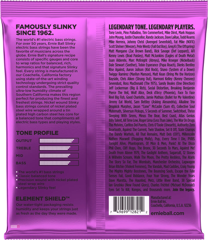 Ernie Ball 2821 Power Slinky 5-String Bass Strings (50-135) 2