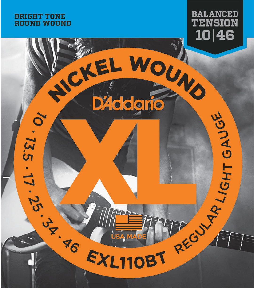 D'Addario EXL110BT Electric Light Balanced 10-46