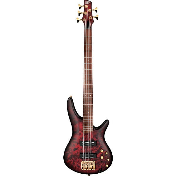 Ibanez SR305EDXWZM Standard 5-String Bass Guitar - Wine Red Frozen Matte