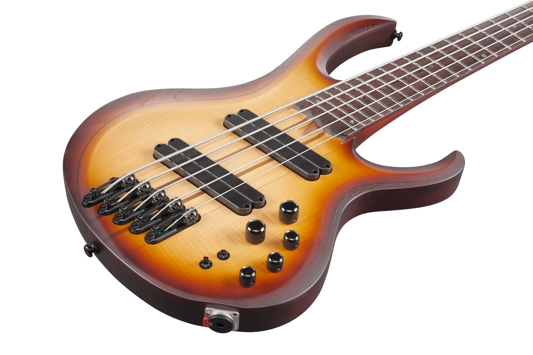 Ibanez BTB705LM Bass Workshop 5-String Multi Scale Bass - Natural Browned Burst