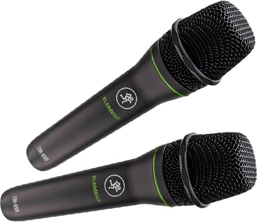 Mackie Performer Bundle with Mixer, 2 Dynamic Mics, Headphones and Cables 2