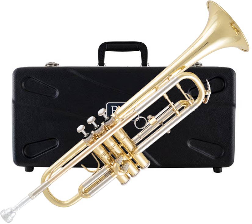 Bach BTR201 Bb Trumpet - Yellow Brass Lacquer