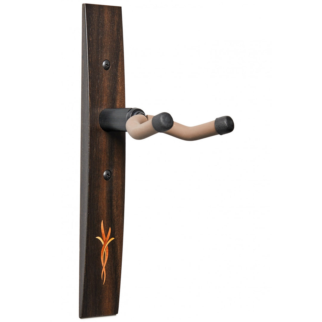 Taylor Exotic Wood Guitar Hanger - Ebony with Myrtlewood/Boxwood \"Bouquet\" Inlay