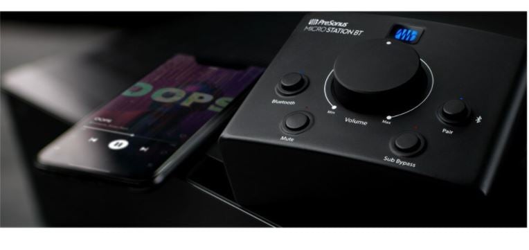 Presonus MicroStation BT 2.1 Monitor Controller with Bluetooth Connectivity