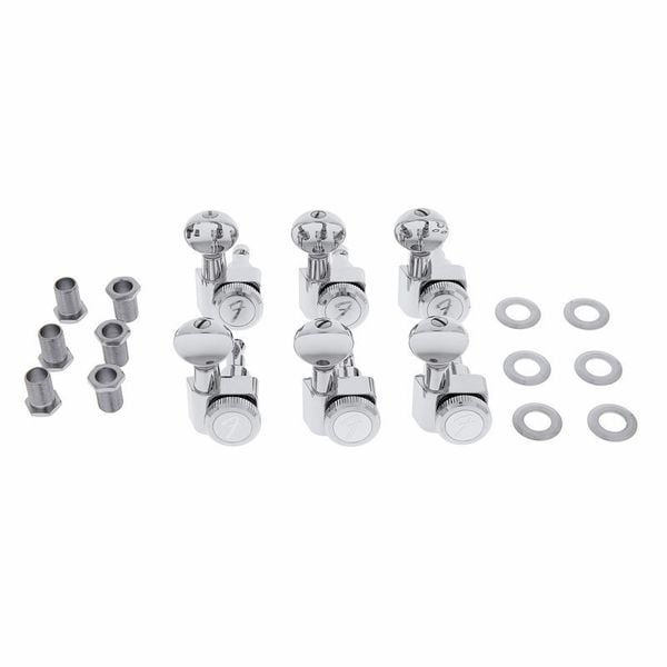 Fender Locking Tuning Machines Set - Polished Chrome 2