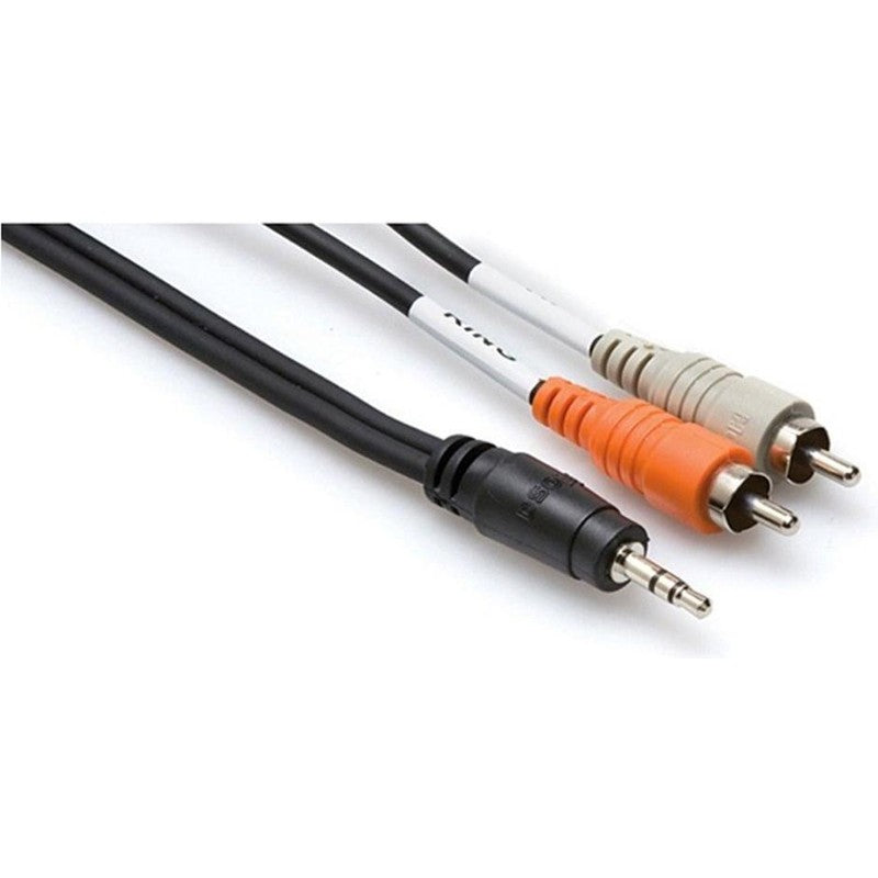 Hosa CMR210 3.5mm (Stereo) - (2) RCA Male (Mono) Cable 10'