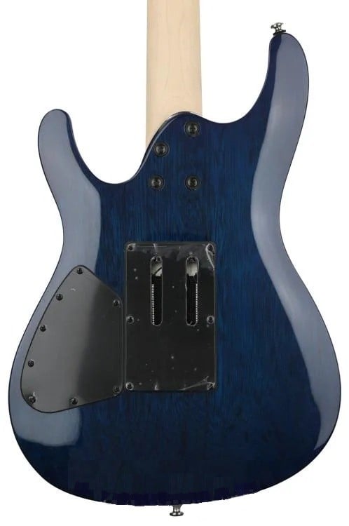 Ibanez S670QMSPB Electric Guitar - Sapphire Blue