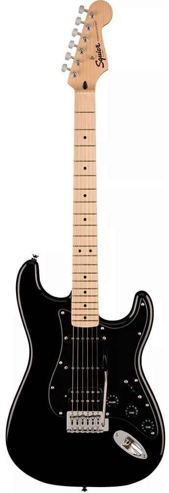 Squier Sonic Stratocaster HSS Electric Guitar - Black 3