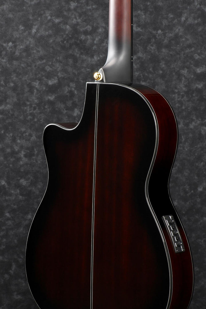 Ibanez GA35TCEDVS Classical Thinline Acoustic-Electric Guitar (Dark Violin Sunburst) 3