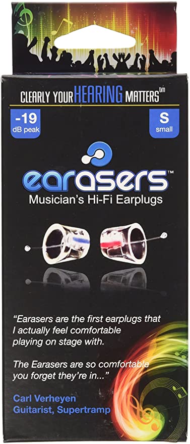 EARasers SB1S Musicians Ear Plugs Small