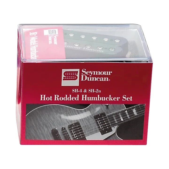 Seymour Duncan Hot Rodded Humbucker Guitar Pickup Set - Black 3