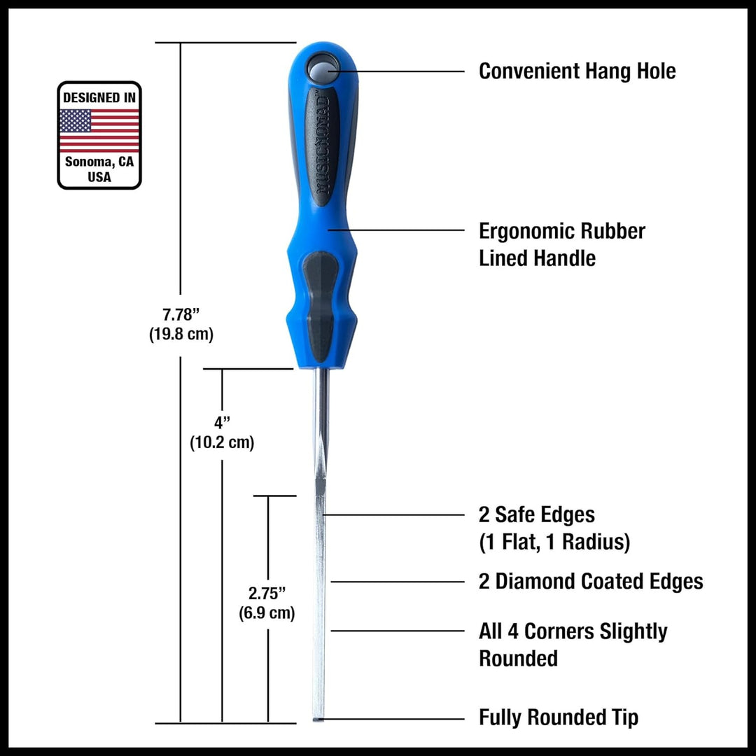 MusicNomad MN830 Diamond Coated Fret End Dressing File