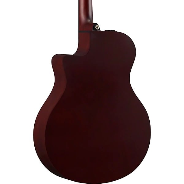 Yamaha APX600MNS Thinline Acoustic Electric Guitar - Natural Satin 5