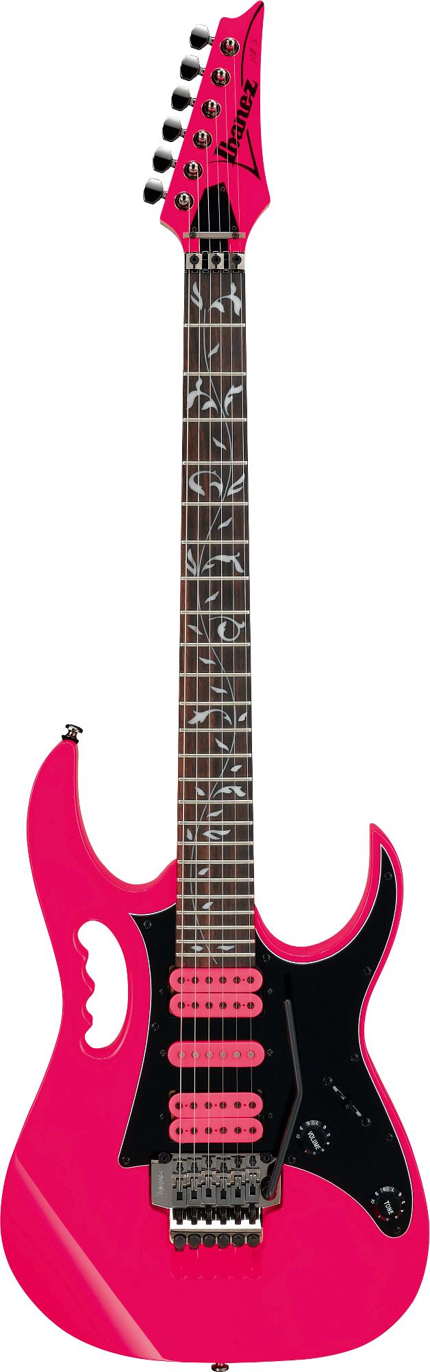 Ibanez JEMJRSPPK Steve Vai Signature Electric Guitar (Pink)