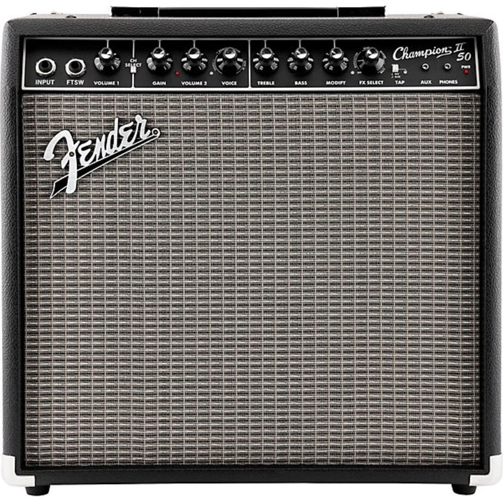 Fender Champion II 50 Combo Guitar Amplifier - Black