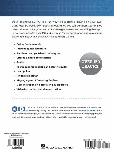 Hal Leonard Do-It-Yourself Guitar - The Best Step-by-Step Guide to Start Playing