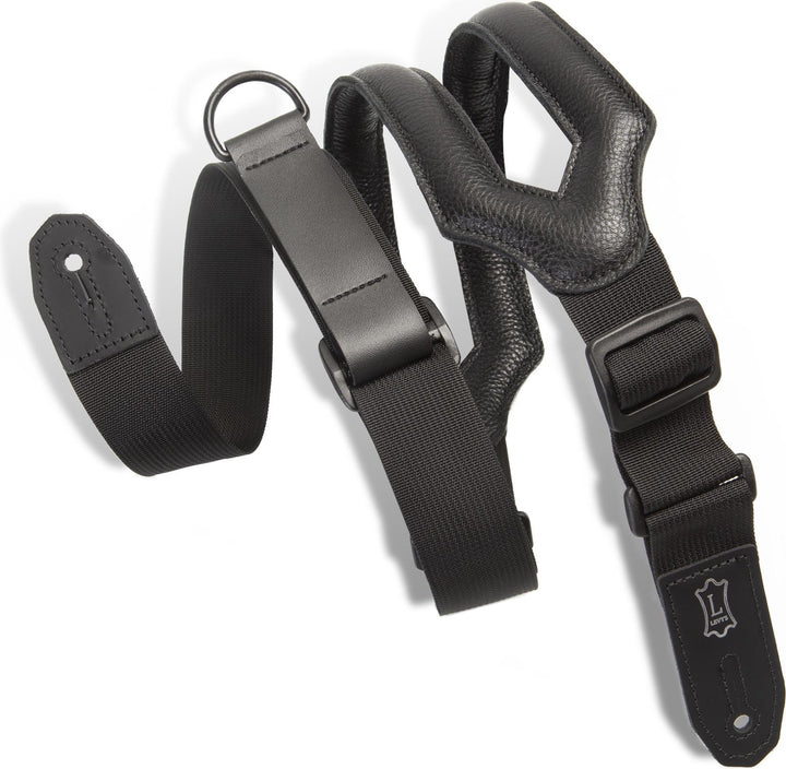 Levys MRHSS-BLK 3\" Wide Ripchord Guitar Strap