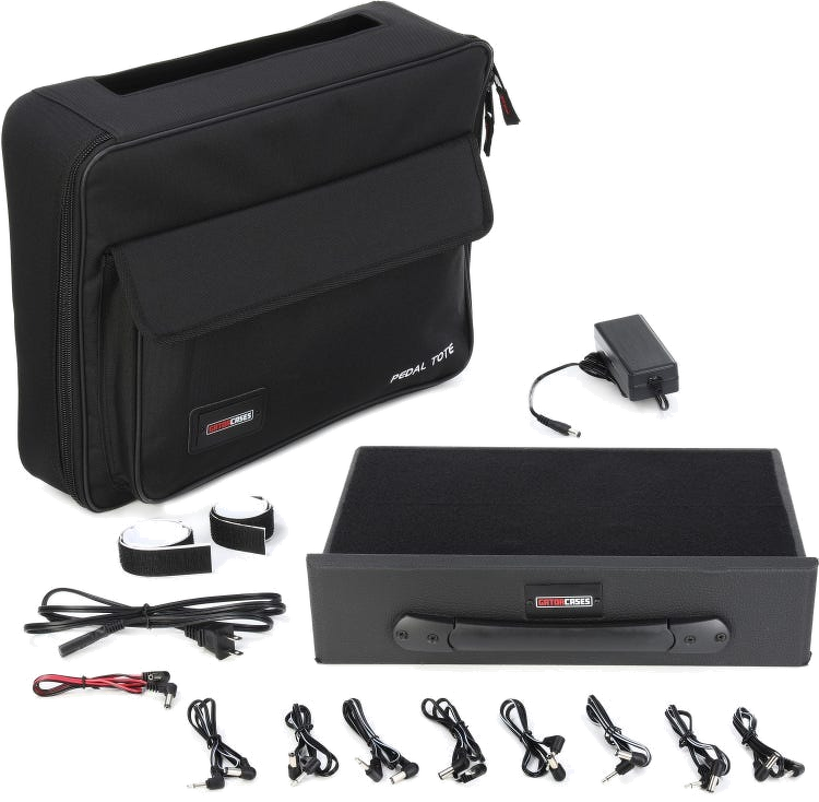 Gator GPT-BL-PWR Pedal Board - With Carry Bag & Power Supply 6