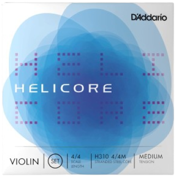 D'Addario H310 Helicore Violin Pack - 4/4 (Medium Tension)