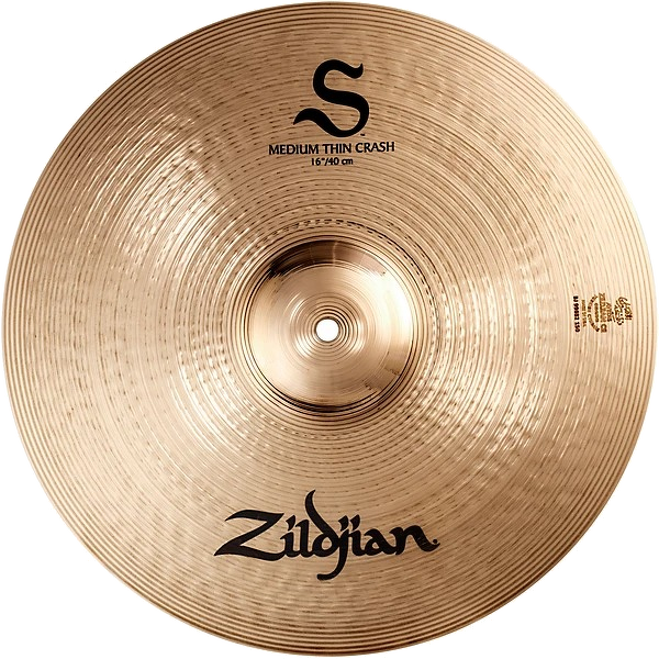 Zildjian 'S' Series Zildjian Medium Thin Crash Cymbal - 16 Inch Brilliant