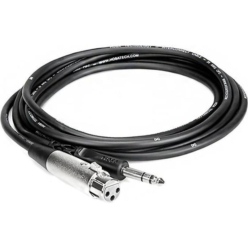Hosa STX-105F XLR(F) - 1/4 Stereo 5'