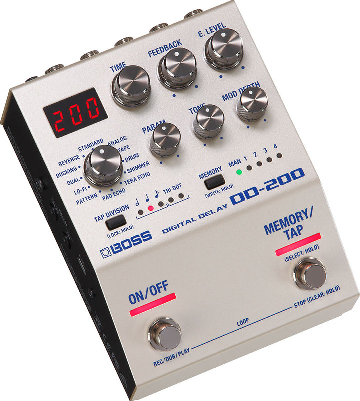 Boss DD-200 Digital Delay Effects Pedal 2