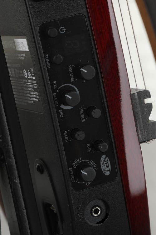 Yamaha SLG200N Nylon String Silent Guitar - Crimson Red Burst