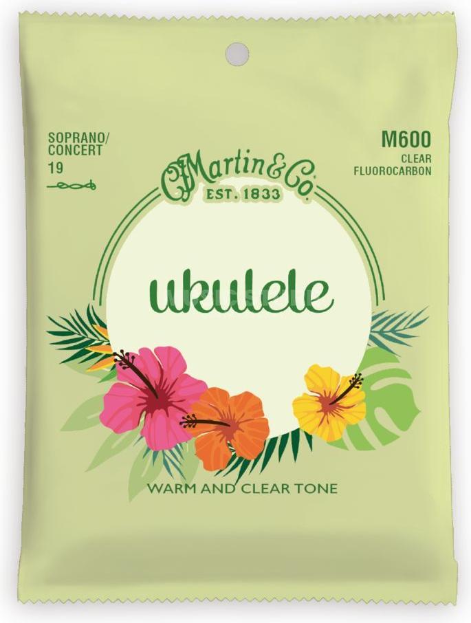Martin M600 Std Soprano/Concert Crystal Nylon Ukulele Strings