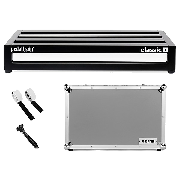 Pedaltrain Classic 1 Pedalboard - With Tour Case and Accessories