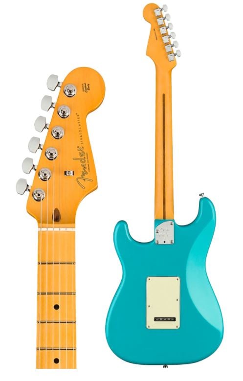 Fender American Pro II Stratocaster MN Miami Blue with Case 8