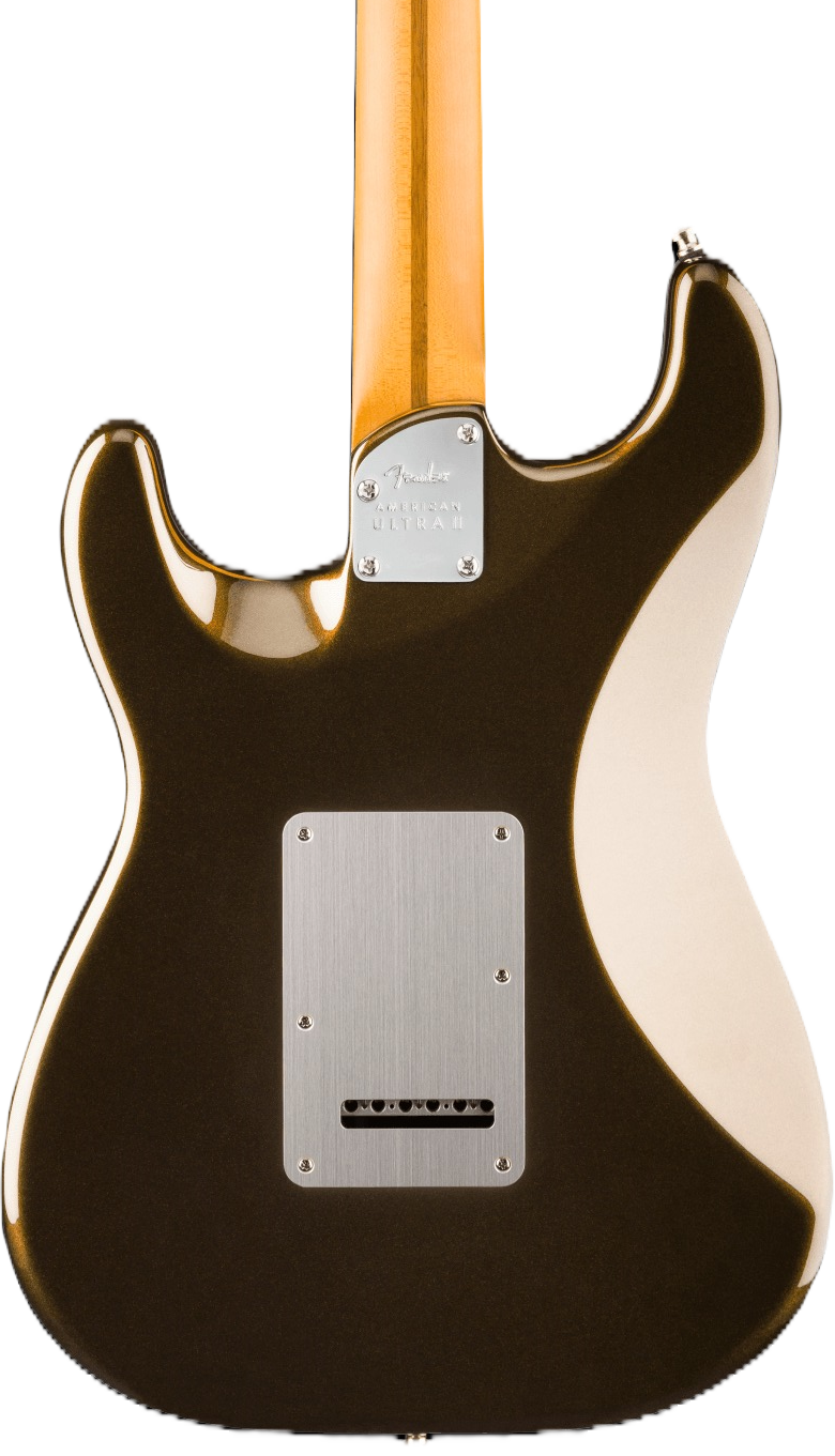 Fender American Ultra II Stratocaster HSS Electric Guitar - Texas Tea 3