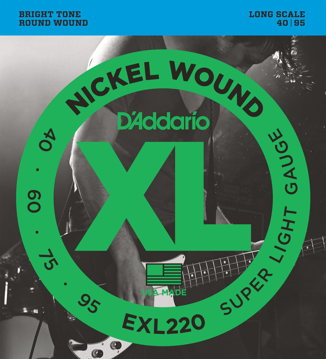 D'Addario EXL220 Long-Scale Bass Strings (40-95)