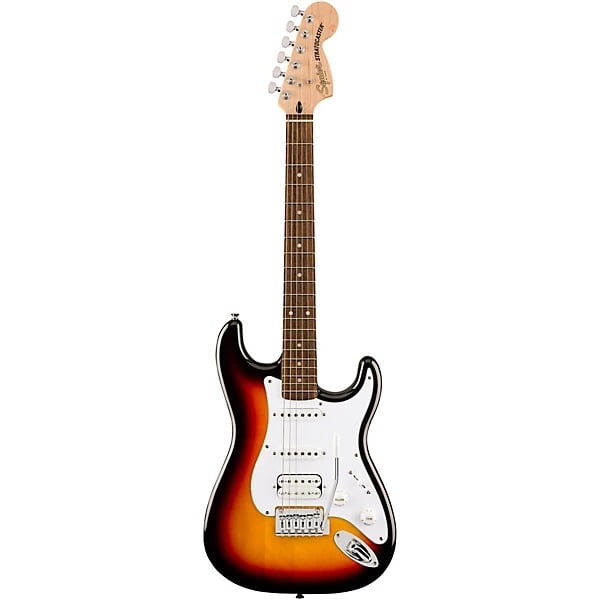Squier Affinity Series Stratocaster Junior HSS Electric Guitar - 3 Color Sunburst