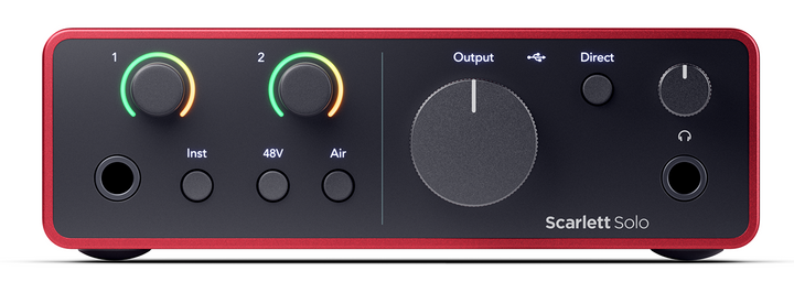 Focusrite Scarlett Solo 4th Gen USB Audio Interface