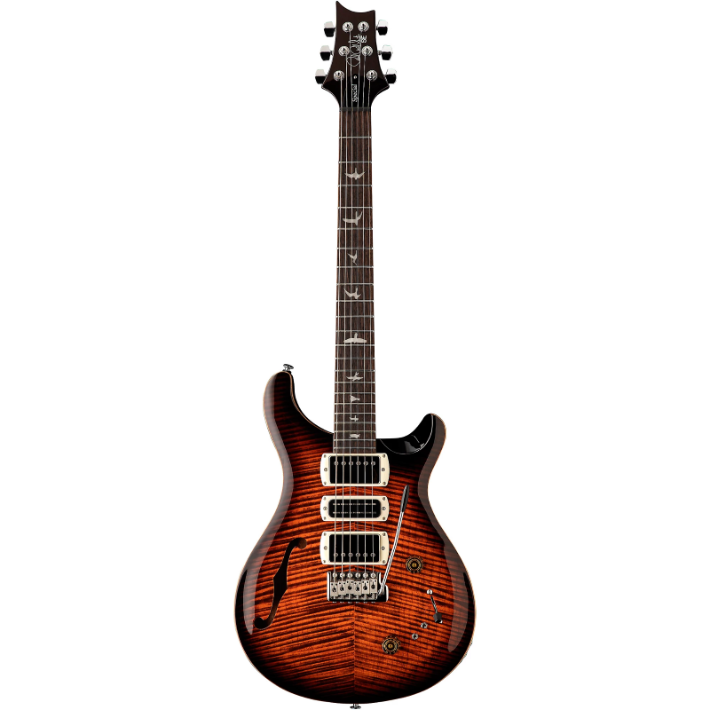 PRS SE Special Semi-Hollow Electric Guitar - Orange Tiger Smokeburst 2